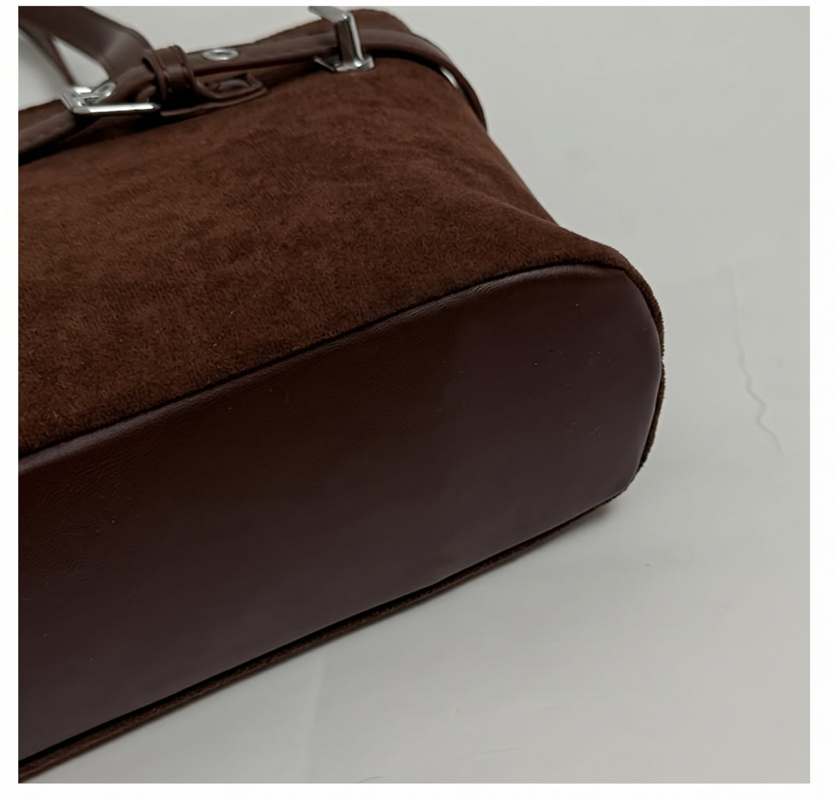 Elegant Vintage Belted Shoulder Bag