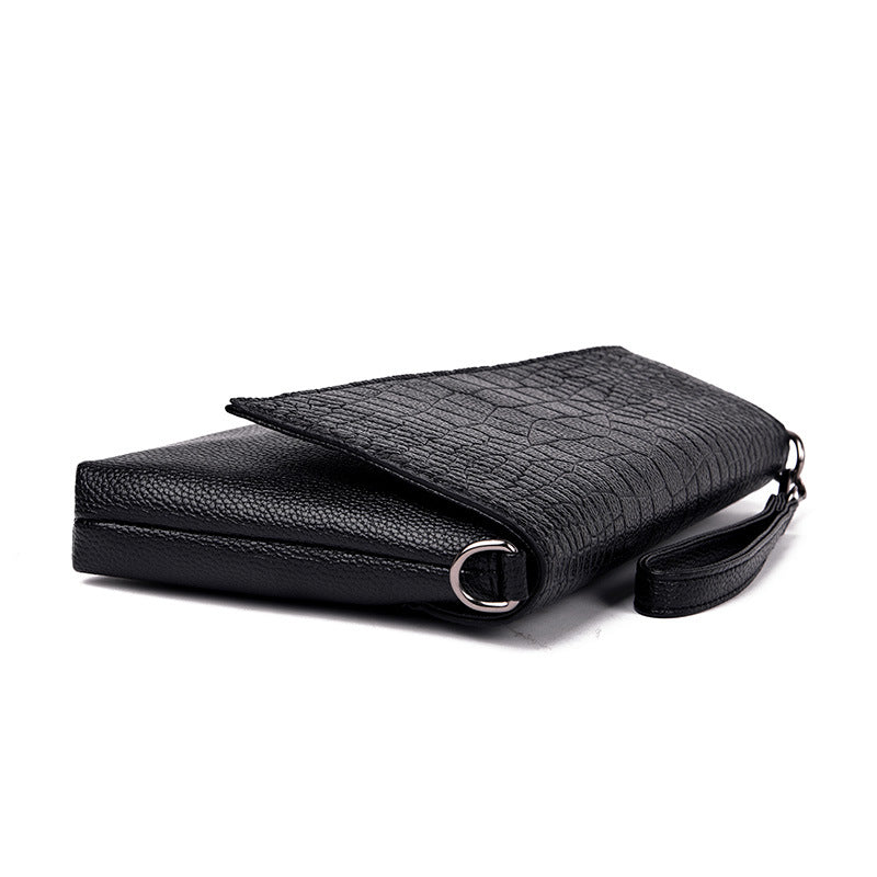 Vegan Leather Envelope Crossbody Clutch Shoulder Bag