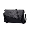 Vegan Leather Envelope Crossbody Clutch Shoulder Bag