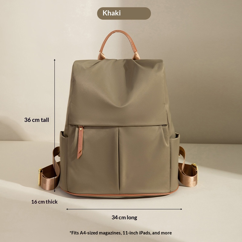 Lightweight Nylon Anti-Theft Waterproof Travel Backpack
