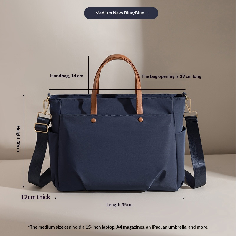 Waterproof Laptop Large Capacity Nylon Work Tote Bag