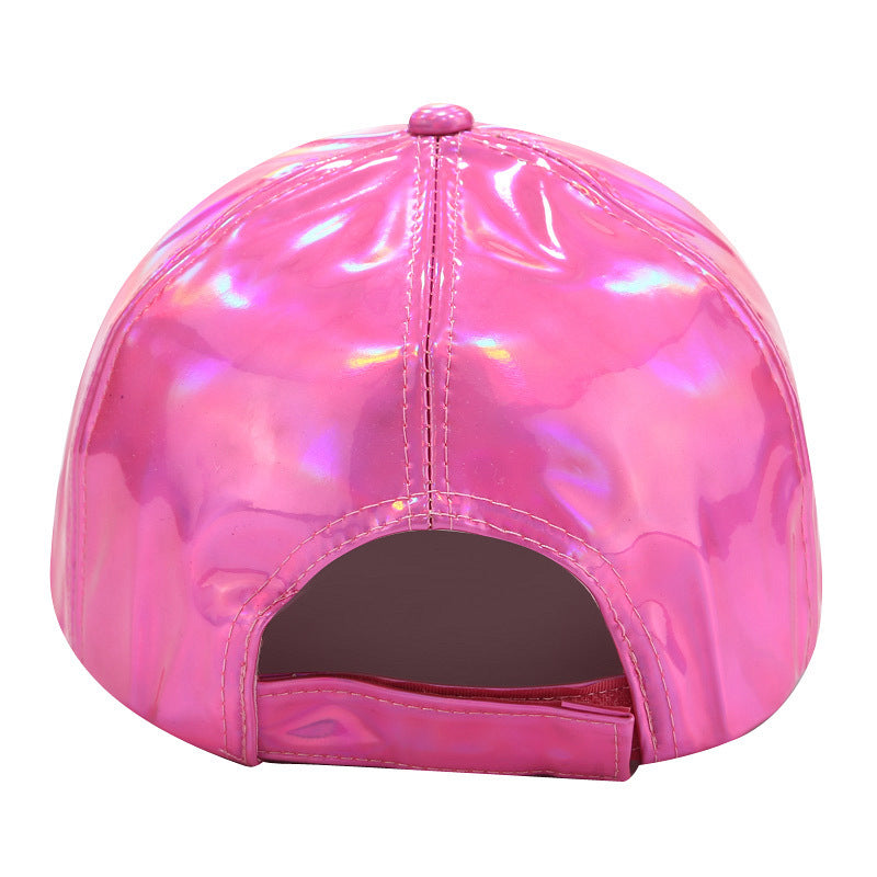 Light Laser PU Baseball Cap Unisex