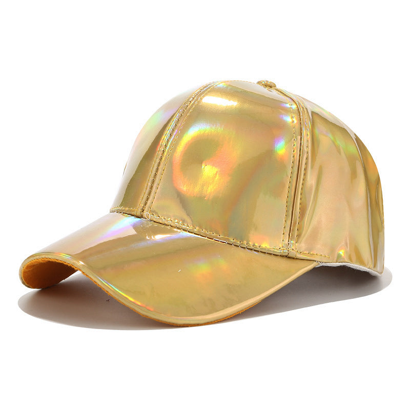 Light Laser PU Baseball Cap Unisex