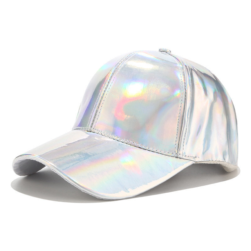 Light Laser PU Baseball Cap Unisex