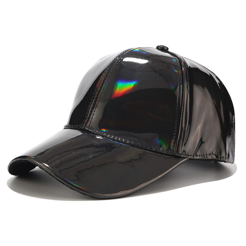 Light Laser PU Baseball Cap Unisex