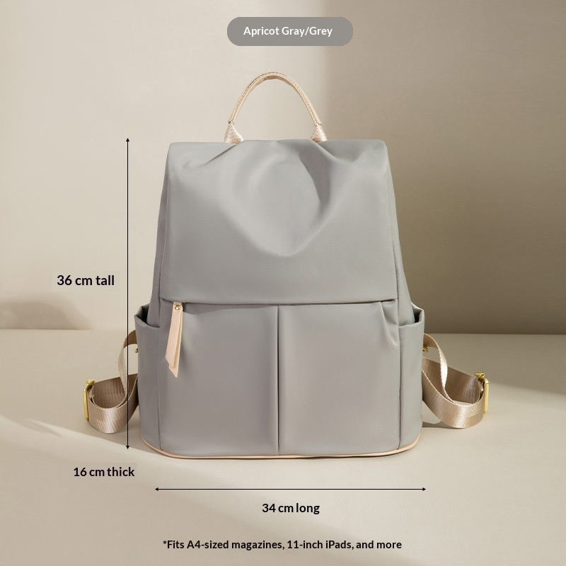 Lightweight Nylon Anti-Theft Waterproof Travel Backpack