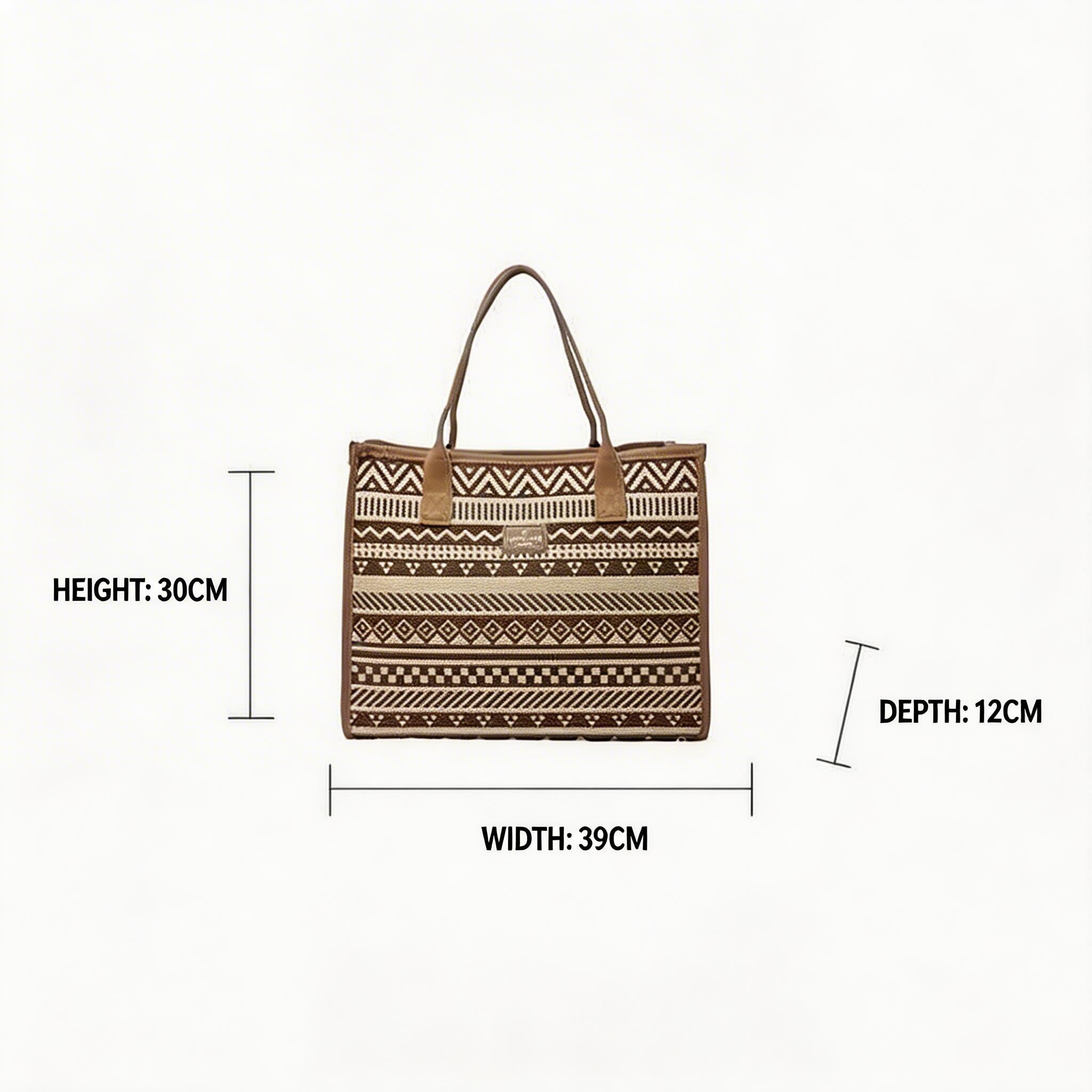 Women Large-Capacity Canvas Tote Bag Commuter One-Shoulder Mommy Bag
