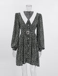 Puff Sleeve Floral Mini Dress