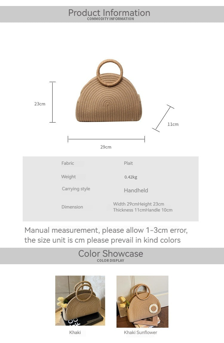 Women Woven Straw Large 2026 New Fashion Spring Shoulder Beach Shell Bag