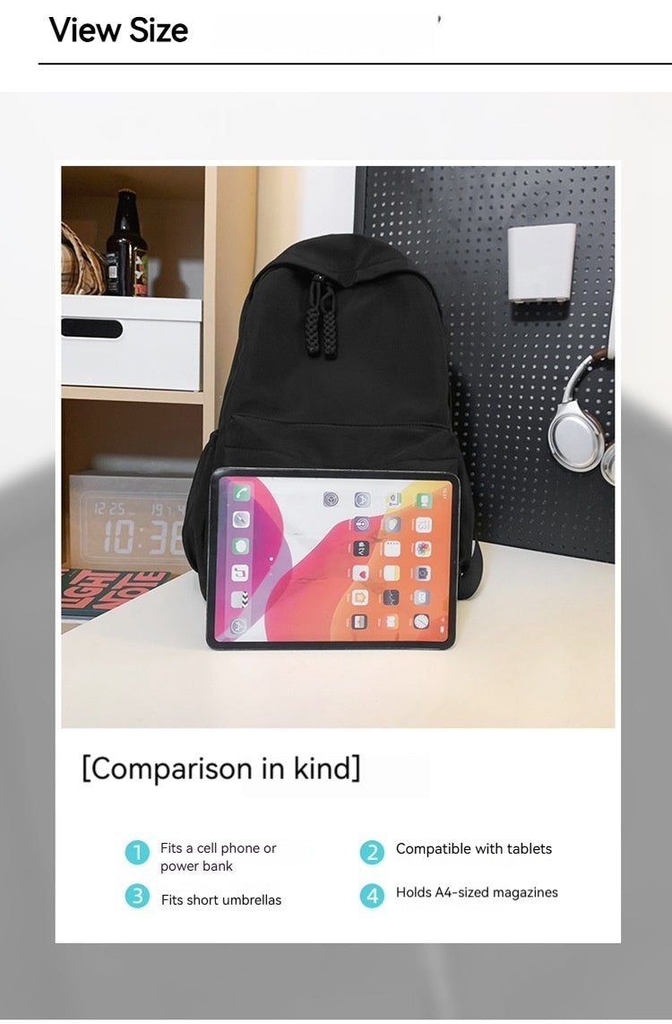 Women Ins Minimalist Korean Casual Large Lightweight Backpack