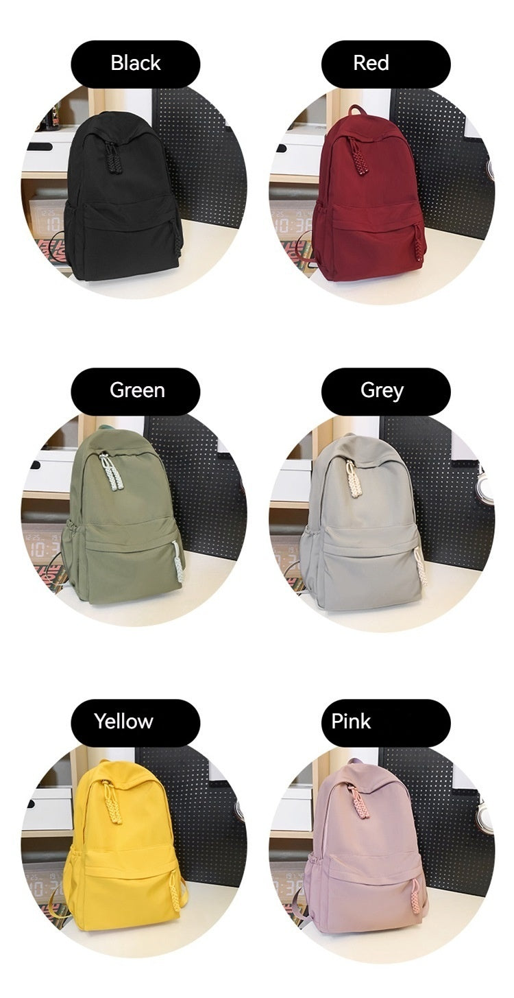 Women Ins Minimalist Korean Casual Large Lightweight Backpack