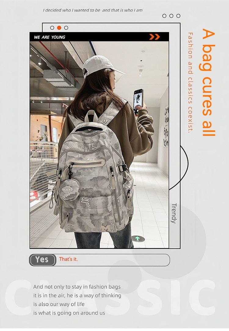 Unisex Durable Large College Travel Backpack
