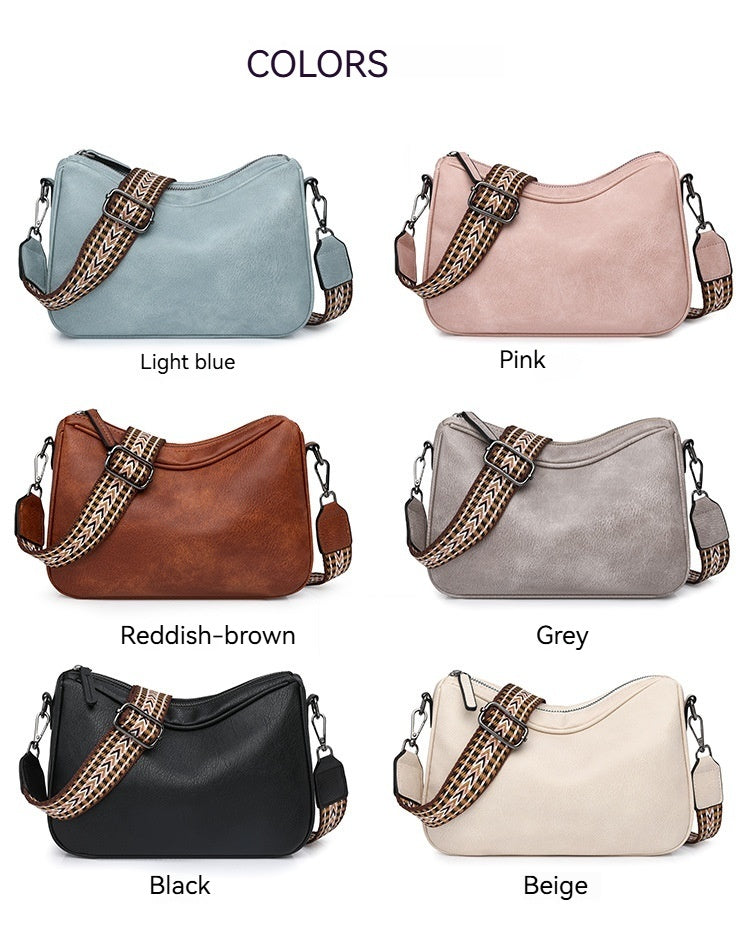 Women Fashion Vintage Commute Shoulder 2026 New Versatile Crossbody Bag