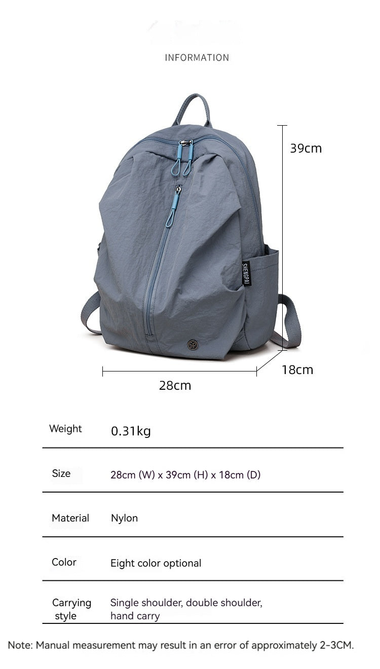 Unisex Ultra Lightweight Waterproof Nylon Outdoor Hiking Large Backpack