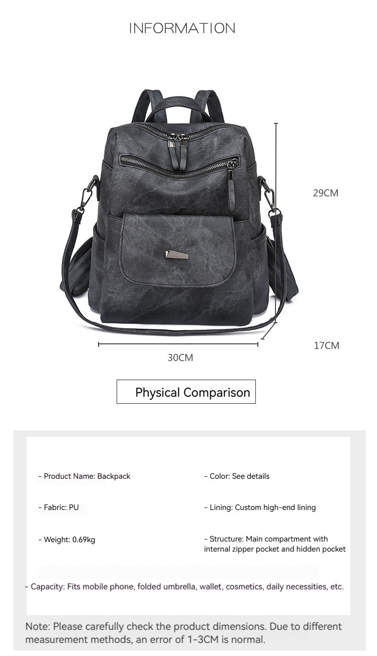 Women Large Casual Vintage Backpack
