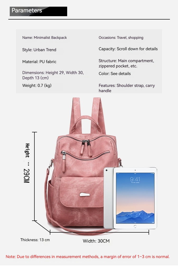 Women Korean Large Backpack