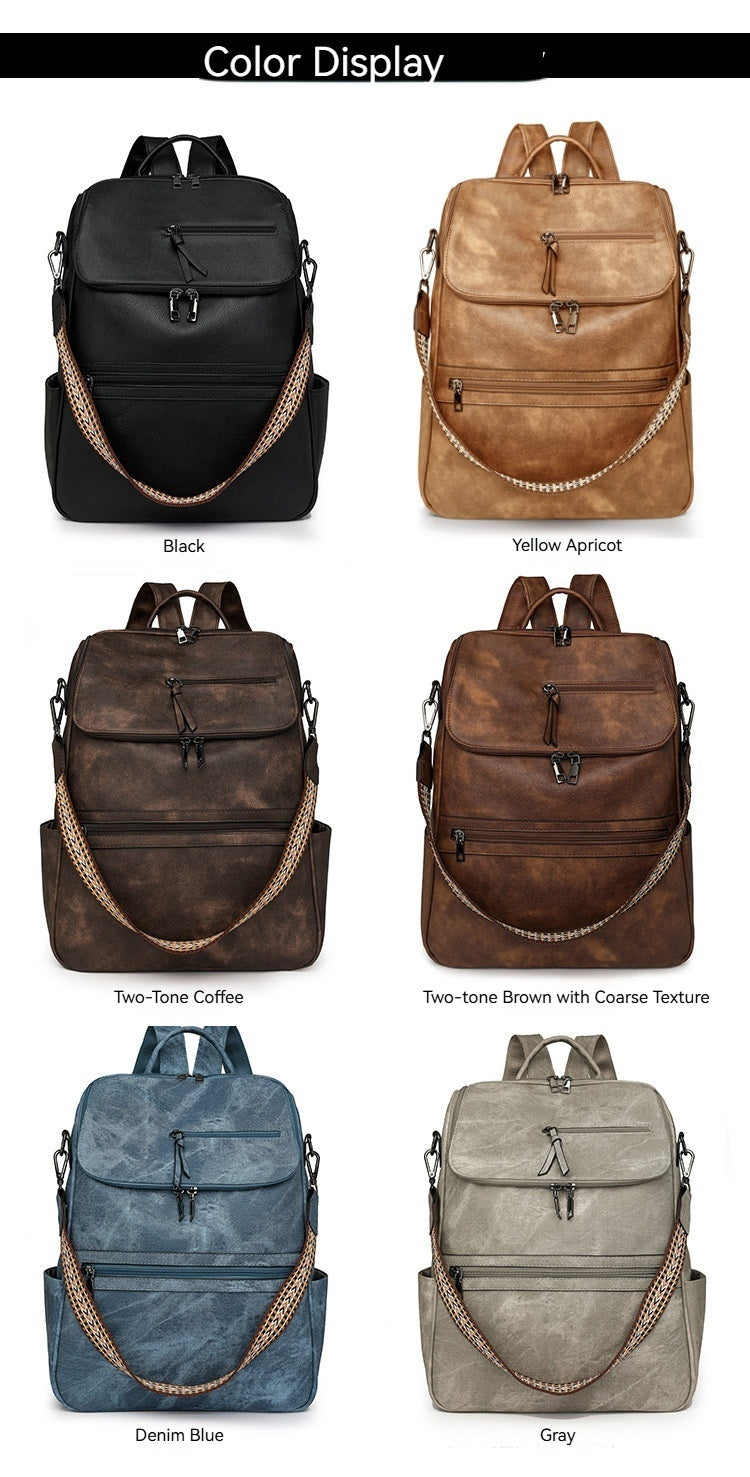 Vintage College 2026 Spring New Trendy Premium Backpack