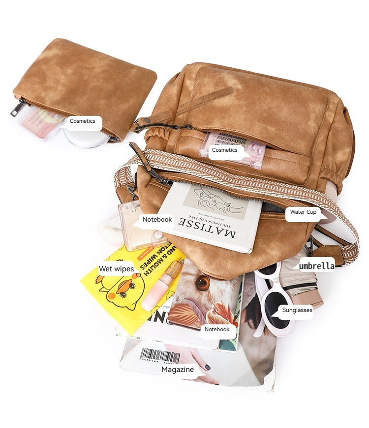 Women Large Vintage Multifunctional Set Backpack