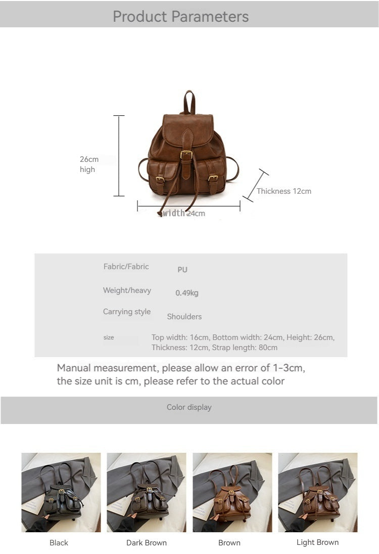 Fashion Vintage Travel Large Minimalist Student Premium Backpack