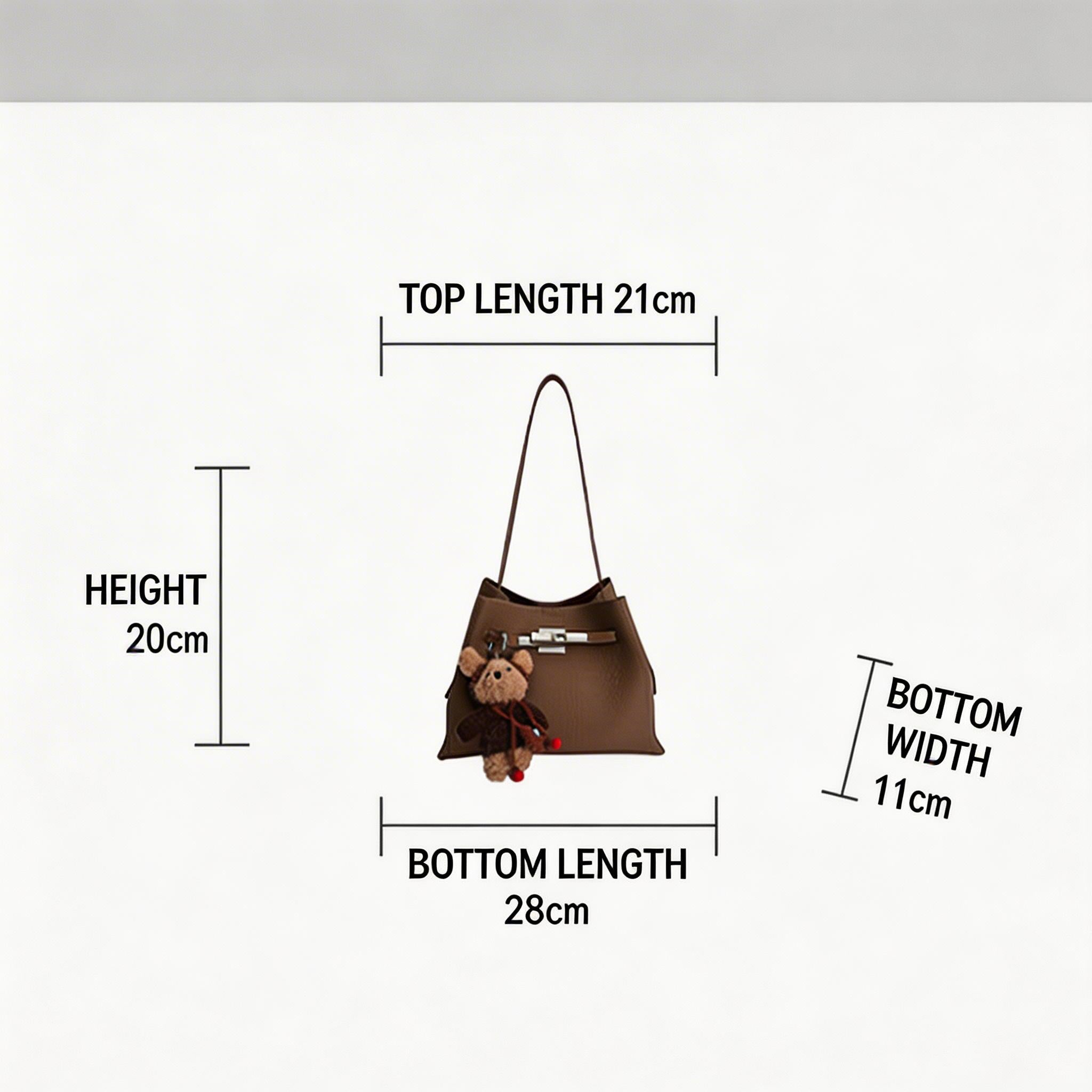 Princess Coffee Bucket Shoulder Crossbody Bag