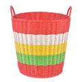 Plastic Woven Dirty Clothes And Toy Basket