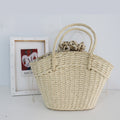 Forest Straw Dumpling Drawstring Beach Bag