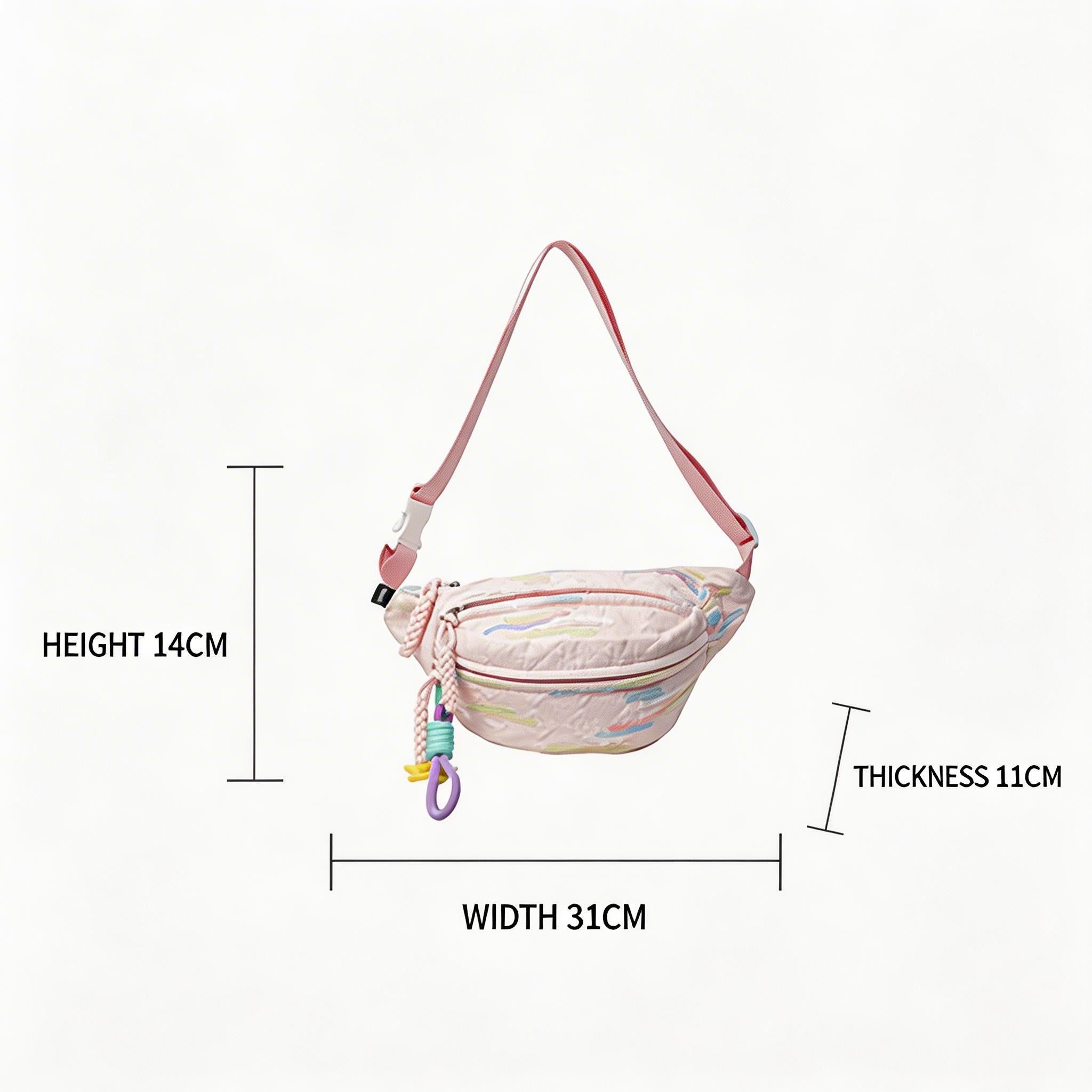 Cute Casual Chest Waist Crossbody Bag