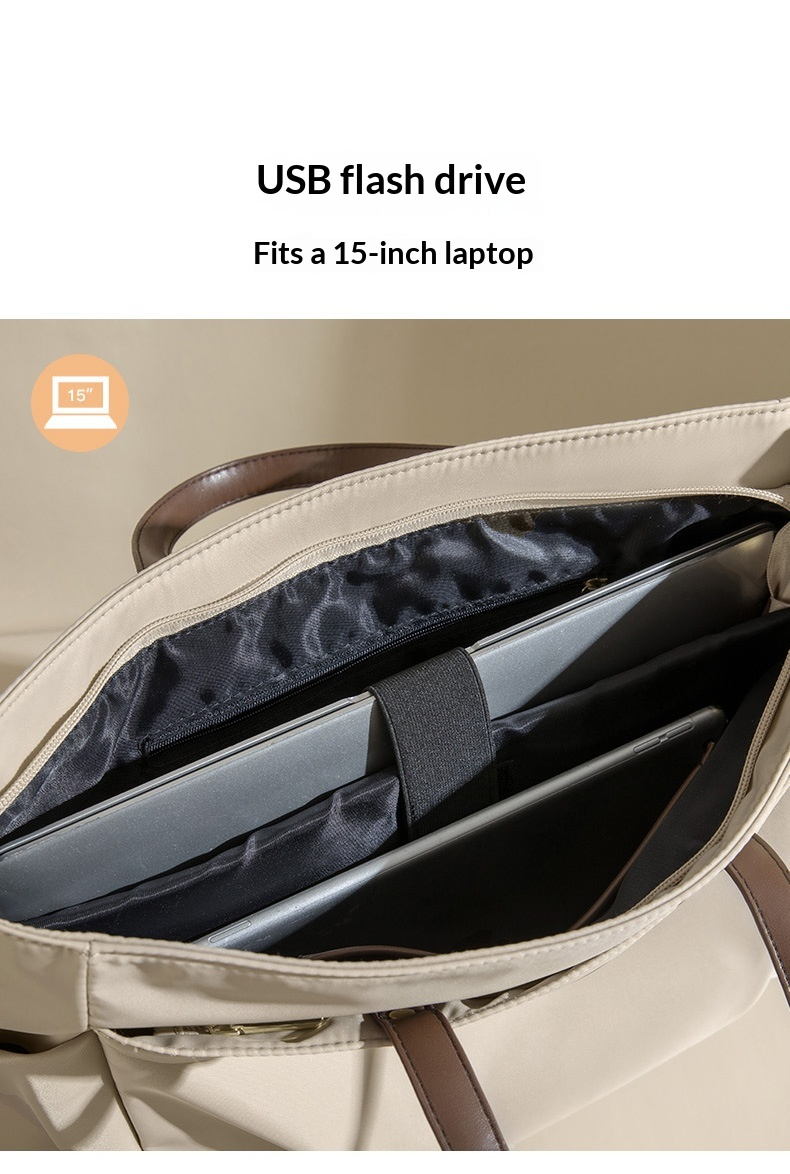 Waterproof Laptop Large Capacity Nylon Work Tote Bag
