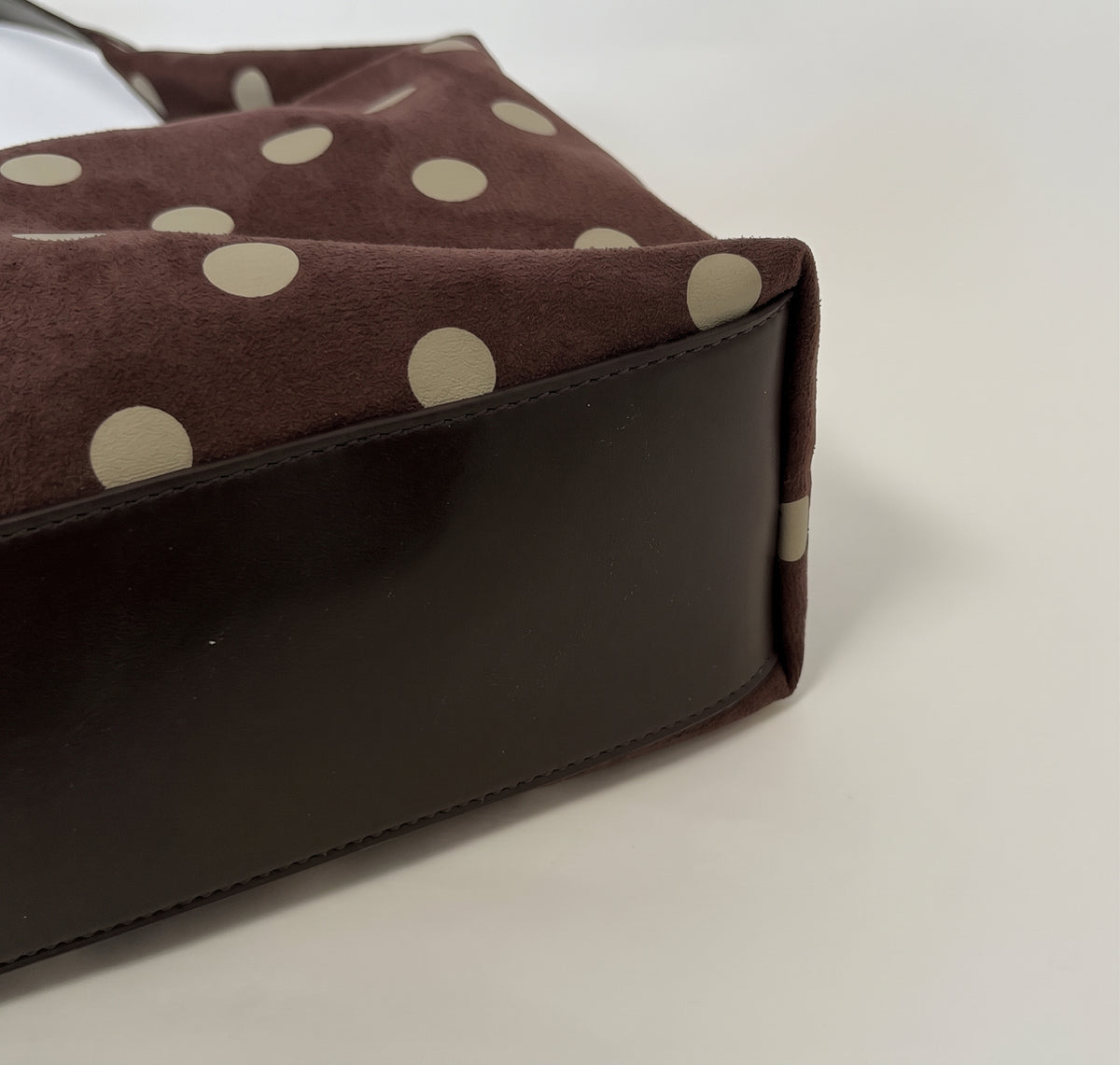 Retro Polka Dot Slouchy Hobo Shoulder Bag