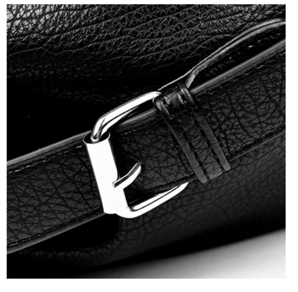 Premium Faux Leather Tote with Elegant Metal Detail