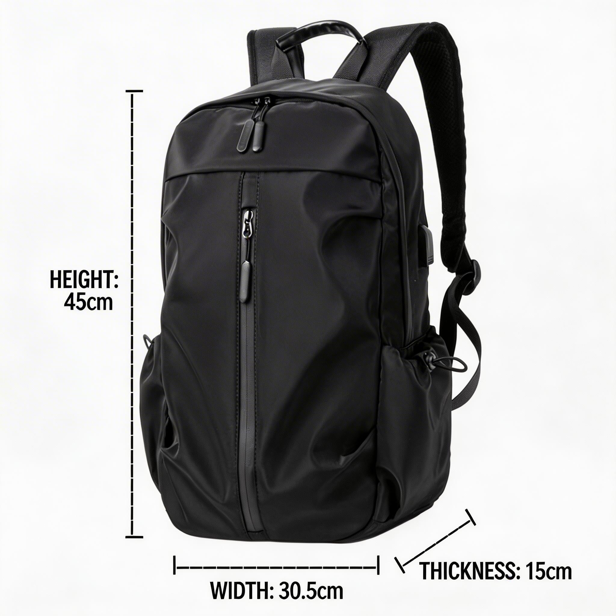 Business Casual Computer Backpack with USB Charging