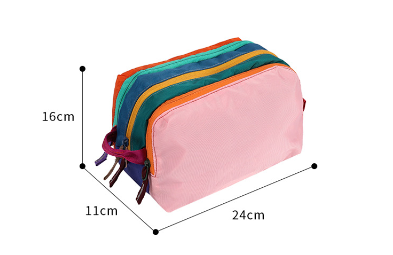Embroidered Alpaca Dopamine Crossbody Cosmetic Bag