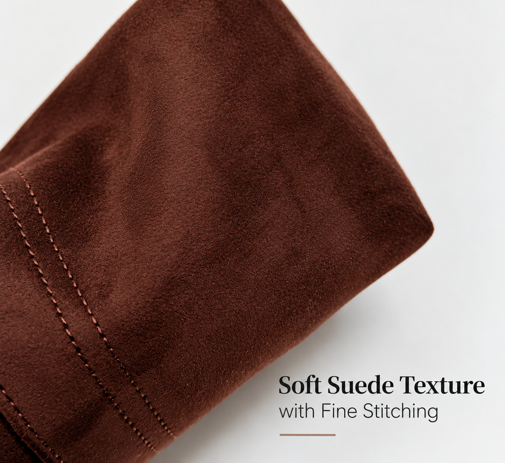 Vintage-inspired Suede Hobo Shoulder Bag with Soft Structured Shape