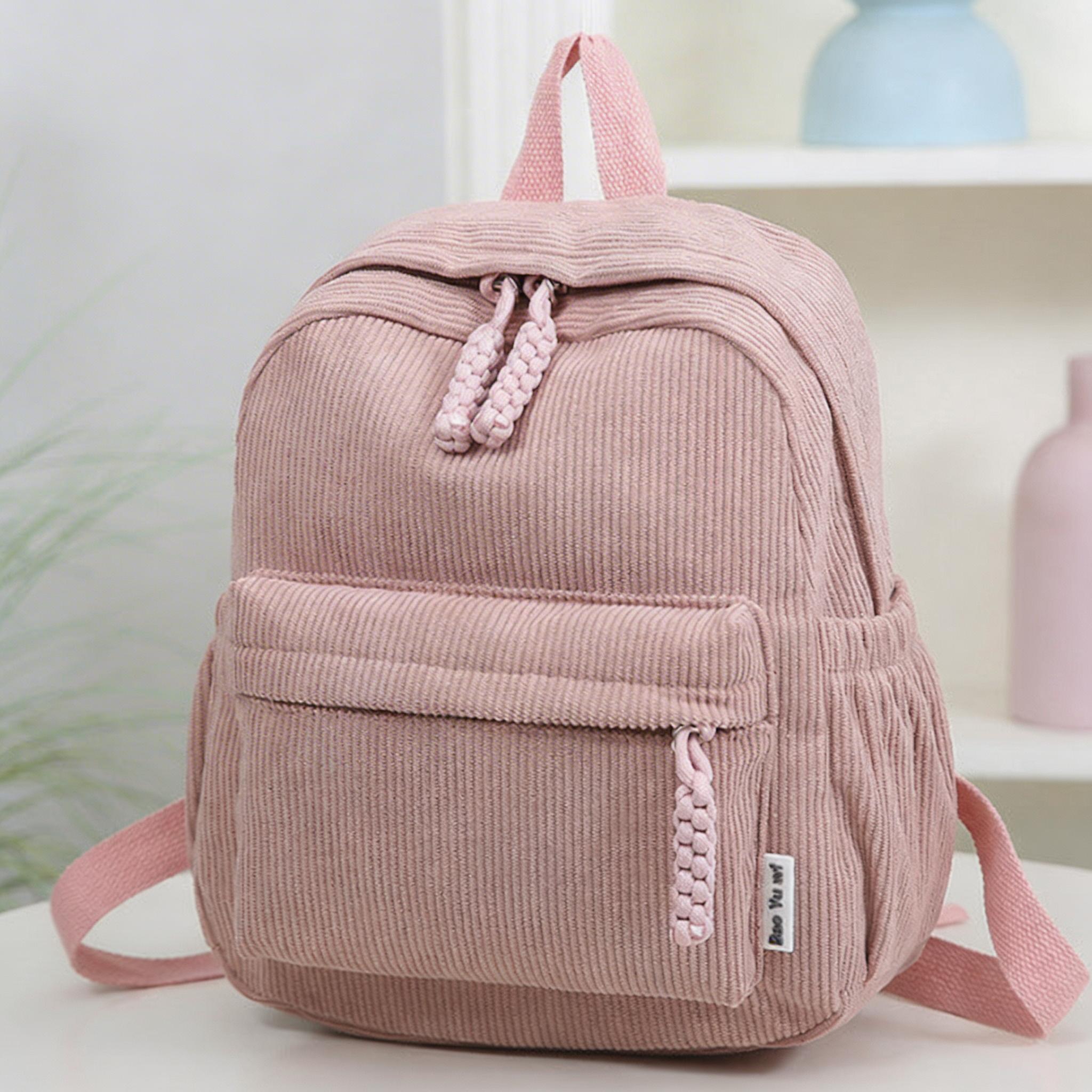 Corduroy Small Forest Casual Backpack