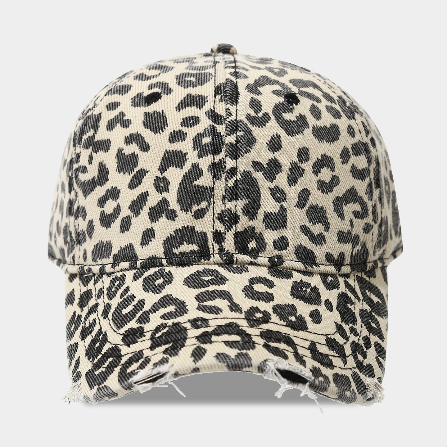 Retro Leopard Print Baseball Cap