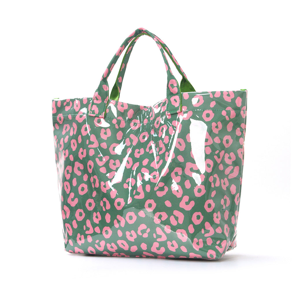 Leopard Print Large Tote Bag