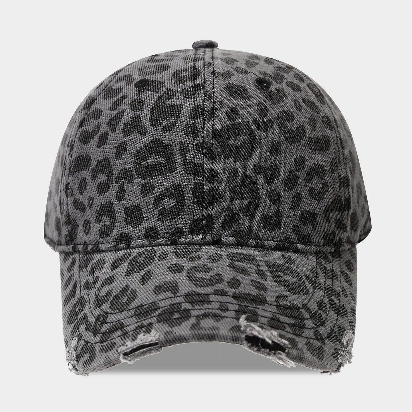Retro Leopard Print Baseball Cap