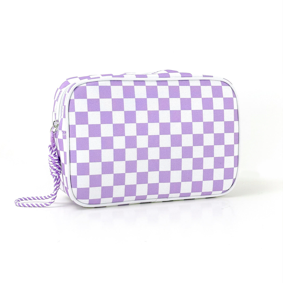 Checkerboard Large-Capacity Waterproof Travel Clutch Bag