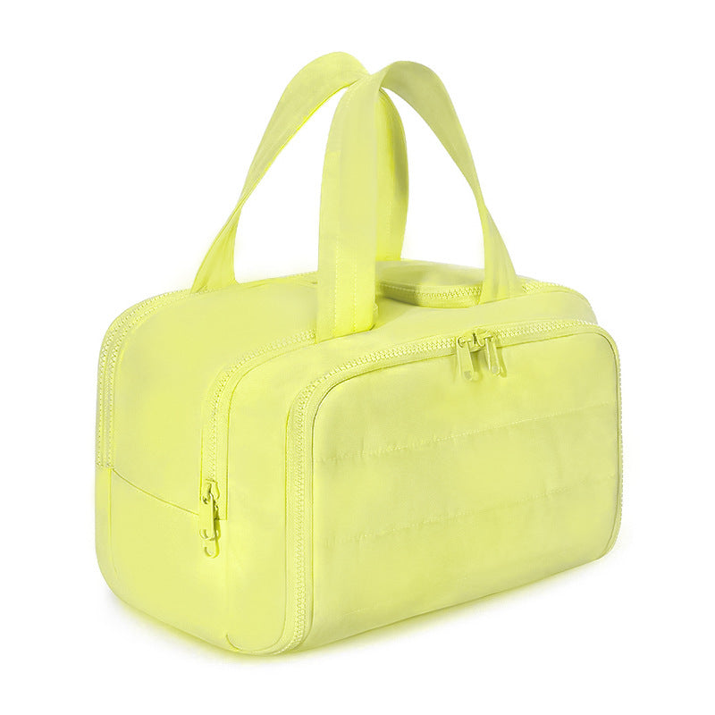 Fluffy Wide Opening Large Capacity Cosmetic Bag