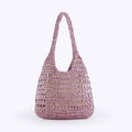Women Hollow Woven Large Capacity Casual Beach Vacation Bag