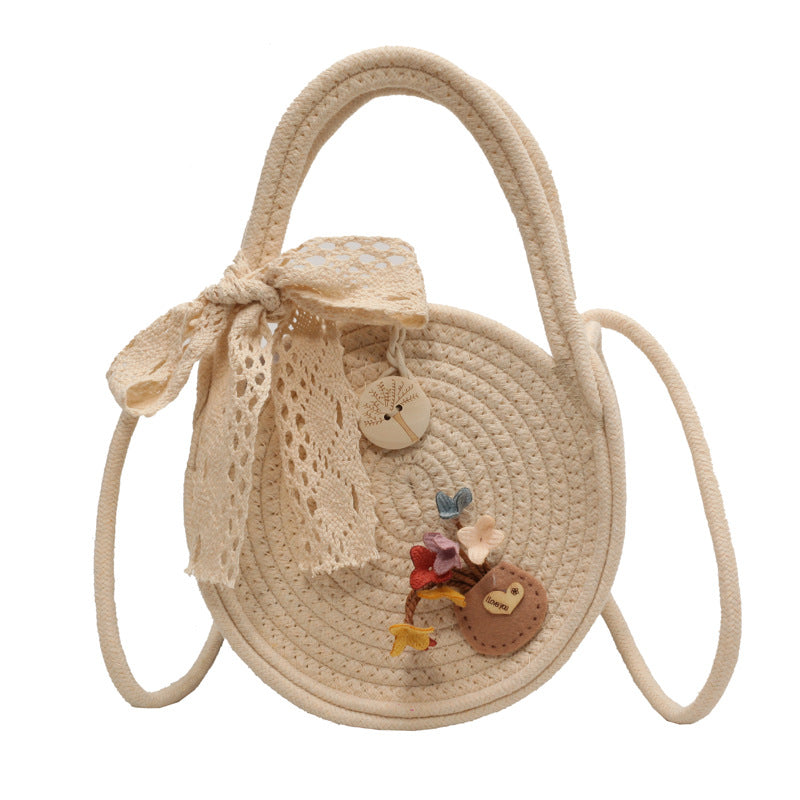 Women Straw Woven Beach Crossbody Bag