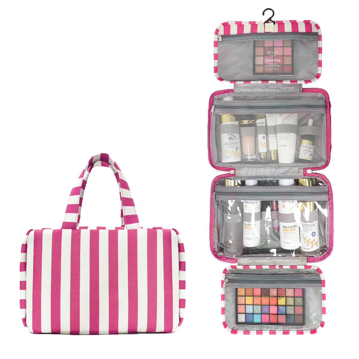 Four-Fold Dry-Wet Separation Travel Toiletry Bag