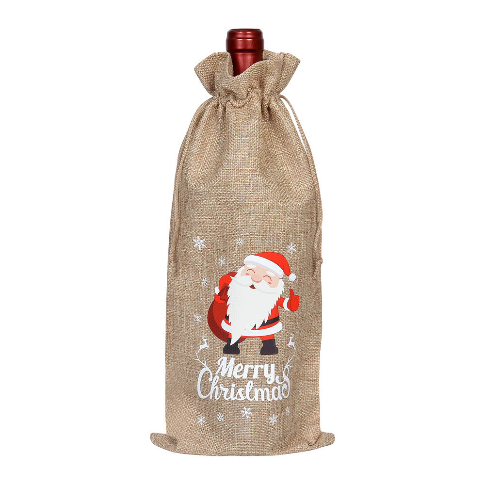 Buffalo Plaid Christmas Drawstring Holiday Gift Bags