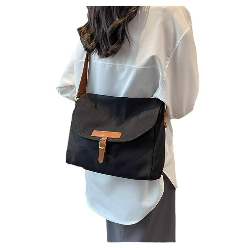 Vintage Canvas Messenger Crossbody Shoulder Bag