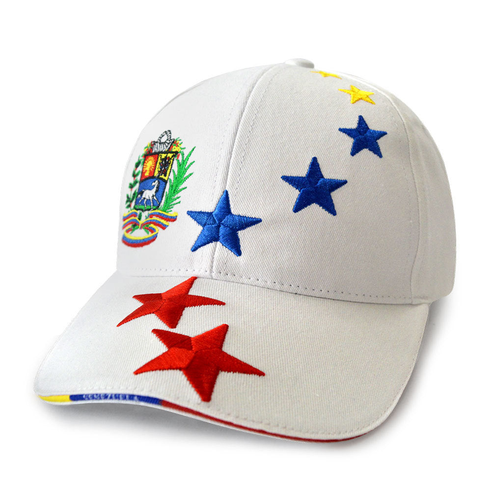 Embroidered Letters Venezuelan Flag Cap
