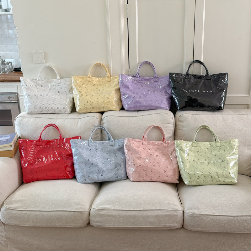 Large Capacity PVC Tote Shoulder Bag