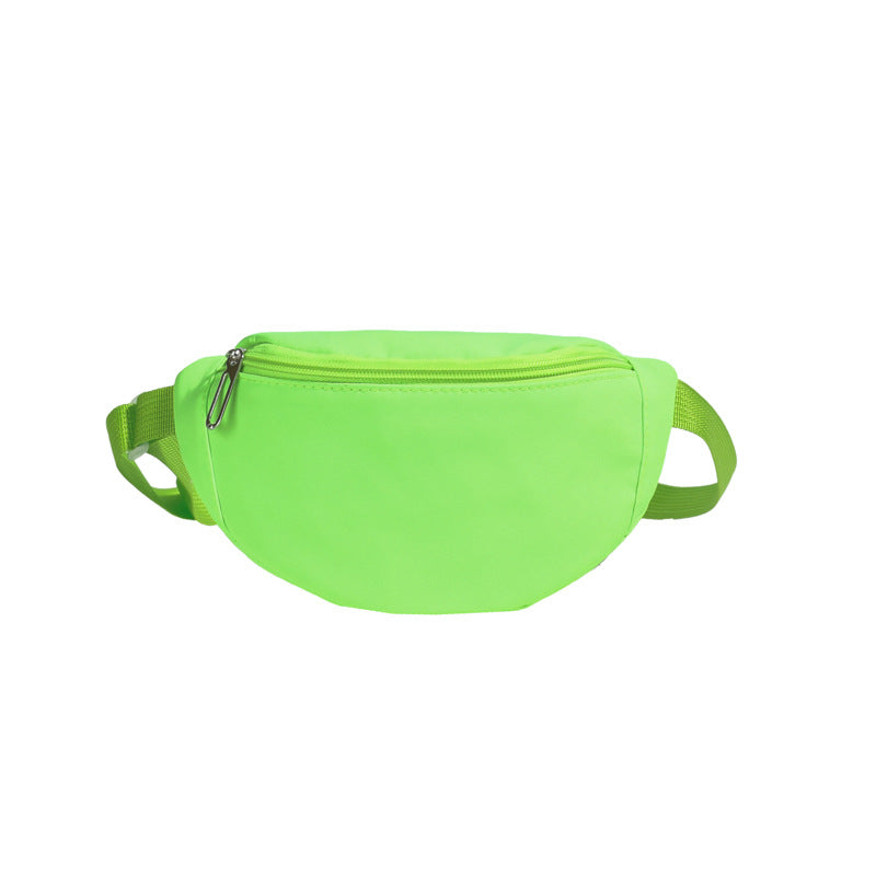 Children's Macaron Color Lightweight Waist Chest Bag