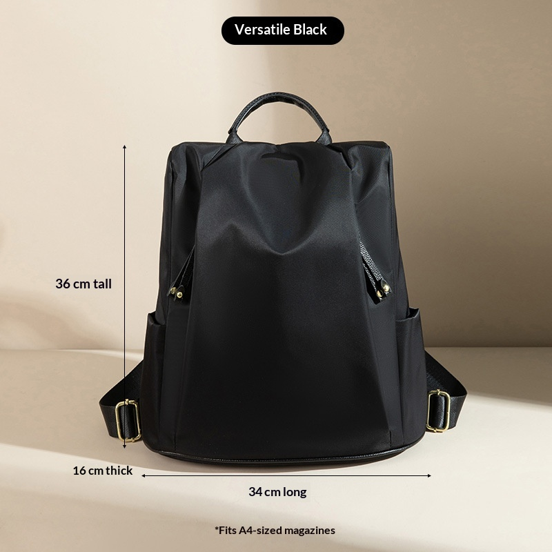 Lightweight Nylon Anti-Theft Waterproof Travel Backpack