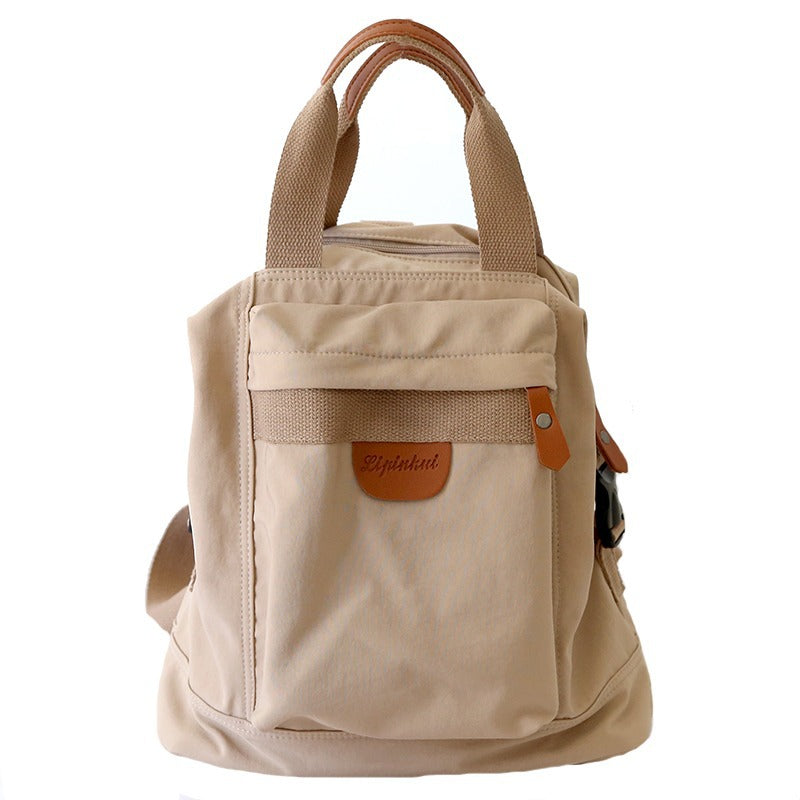 Japanese Retro Canvas Backpack For Women 2026 New Casual Fashion School Bag Korean Version Backpack For Junior High School Students And College Students
