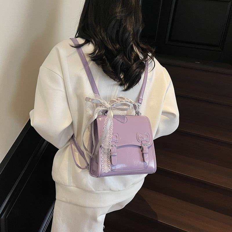 Sweet Backpack with Lace Bow Detail
